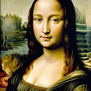 "Mona Lisa Recreated" by Saleem M Mir