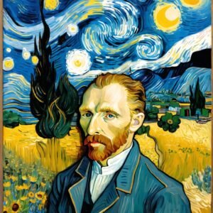 The Portrait of Vincent Van Gogh by Saleem Mir